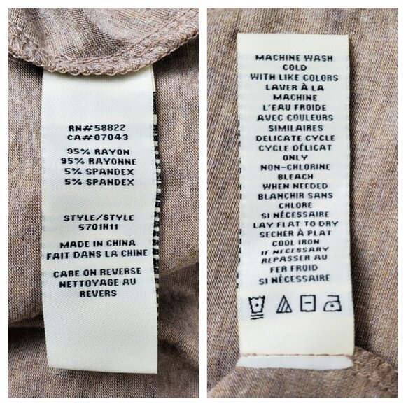 Max Studio NWT Heather Jersey Knit Taupe Mini Skirt - Picture 8 of 11